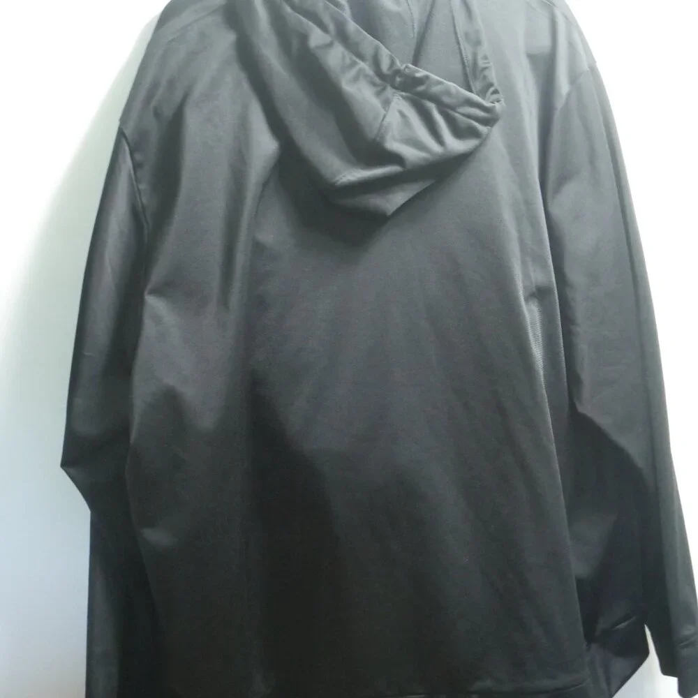 Foundry Black Tracksuit Set Red White Stripe Hoodie Joggers 2XL Young Men's - Picture 6 of 14